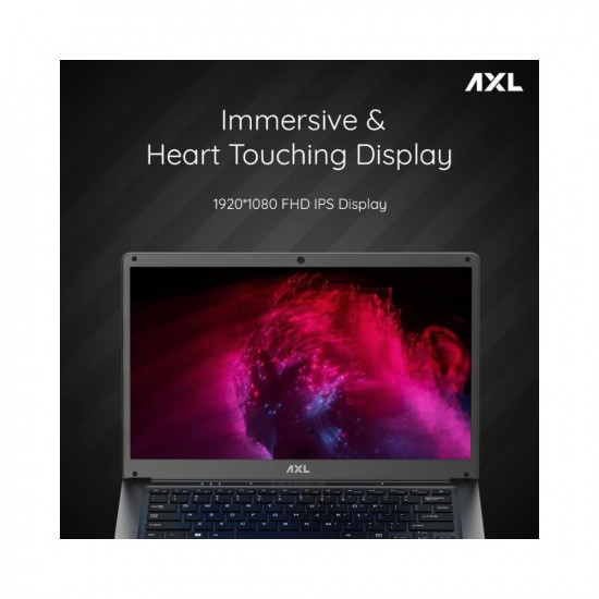 AXL VayuBook Laptop 14.1 Inch FHD IPS Display (4GB Ram,128GB SSD) 1920 * 1080 Resolution | HD Gemini Lake N4020 | Windows 11 Home | UHD Graphics 600 | Space Grey