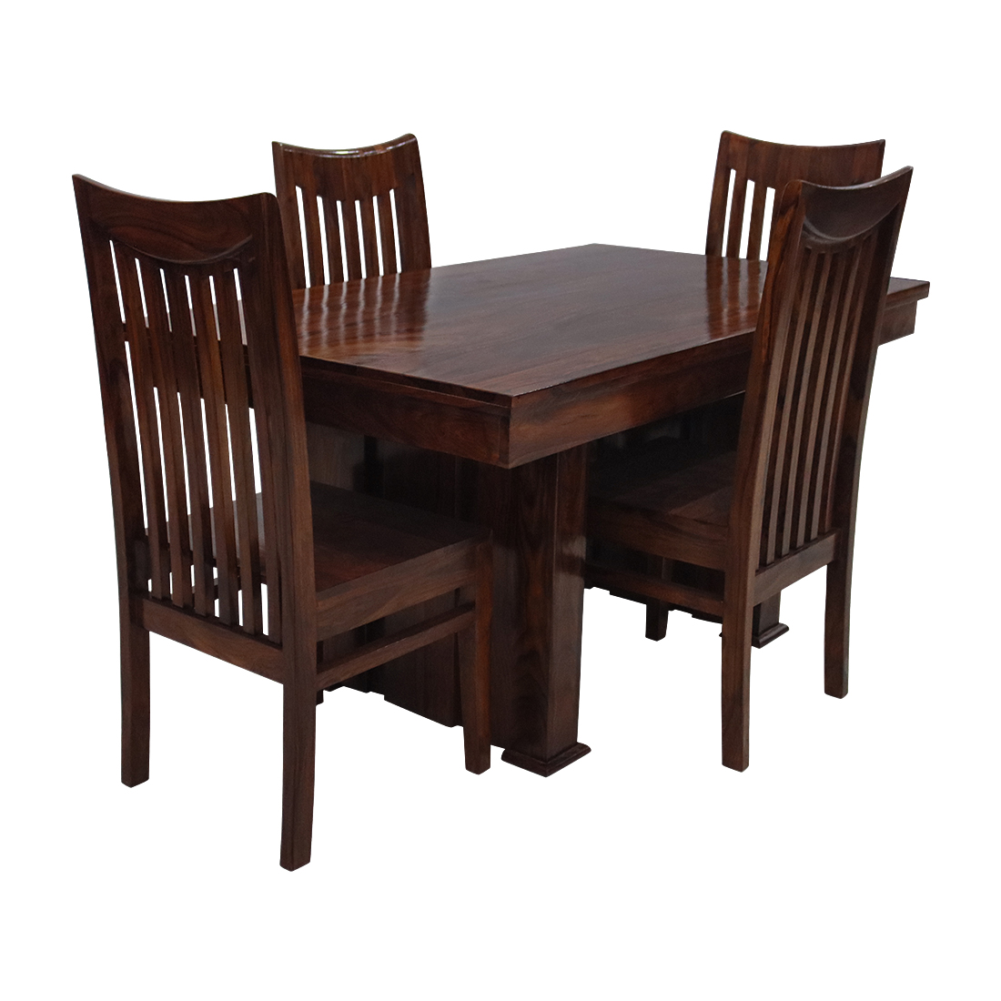 Aaram by zebrs Sheesham Wood 6 Seater Dining Table  6 Chairs Furniture