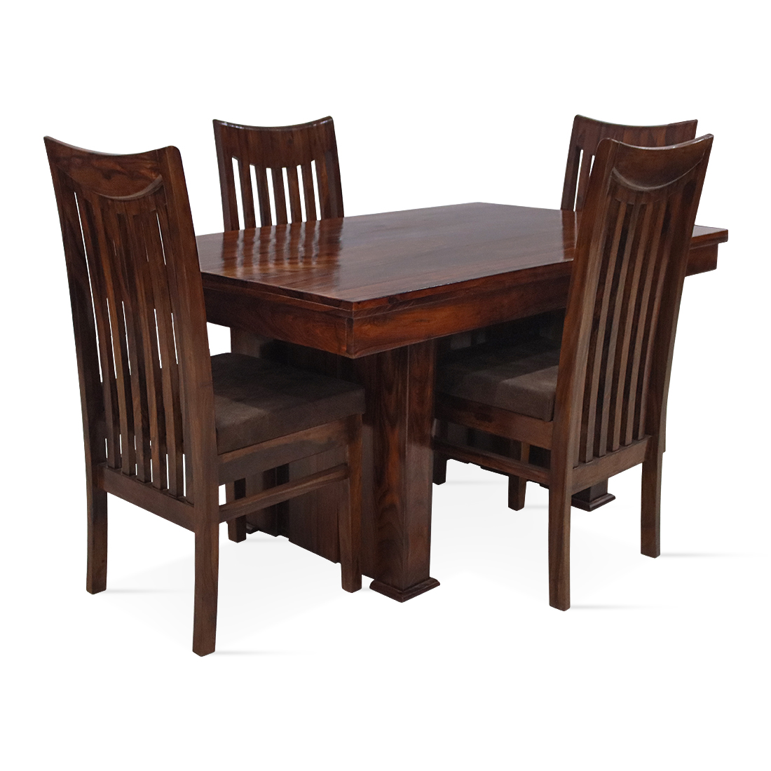 AARAM Wood Furniture Sheesham Wood Dining Table 4  Seater