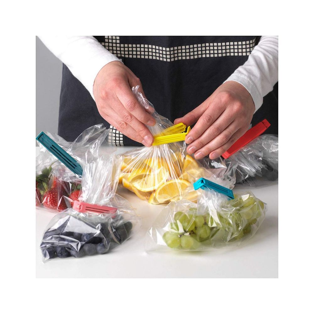 Bag Clips Vacuum Sealer (Set of 18, Multi-Color) (Multicolor)