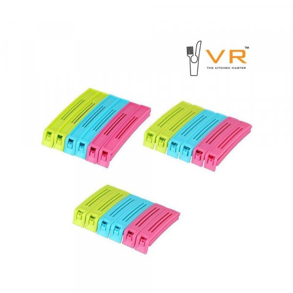 Bag Clips Vacuum Sealer (Set of 18, Multi-Color) (Multicolor)
