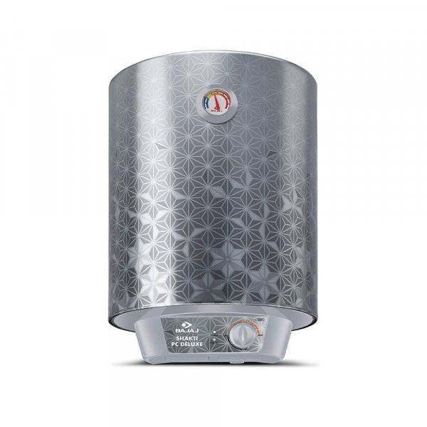 BAJAJ 15 L Storage Water Geyser (Shakti PC Deluxe 15 L Vertical Storage Water Heater, Silver)