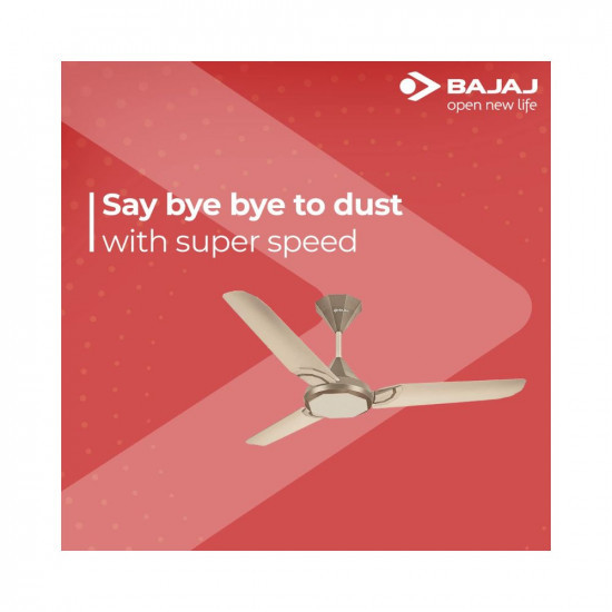 Bajaj Junet Plus AVAB Ceiling Fan 1200 mm, Autumn Mist & Sizzling Brown,
