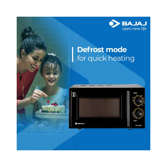 Bajaj MTBX 2016 20L Grill Microwave Oven, Black