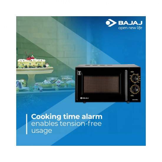 Bajaj MTBX 2016 20L Grill Microwave Oven, Black