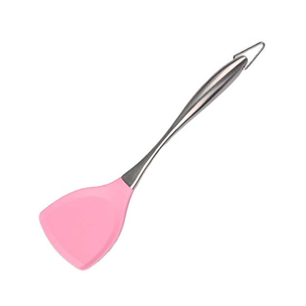 Baskety Kitchen Flexible Silicone Soft Edge Slotted Spatula Fish Turner Spatula