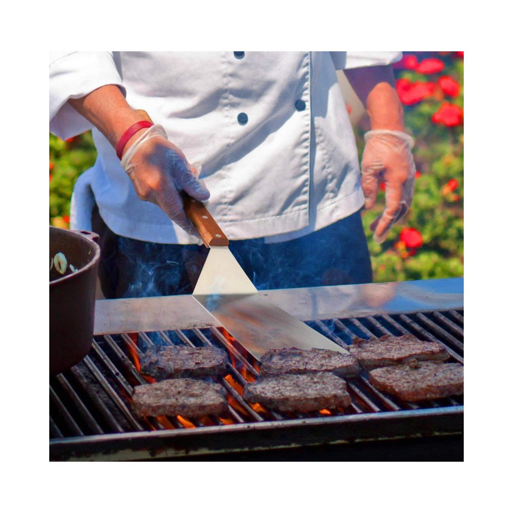 Baskety Metal Spatula Set of 1 Griddle Spatula spatulas Griddle Scraper and Pancake Flipper