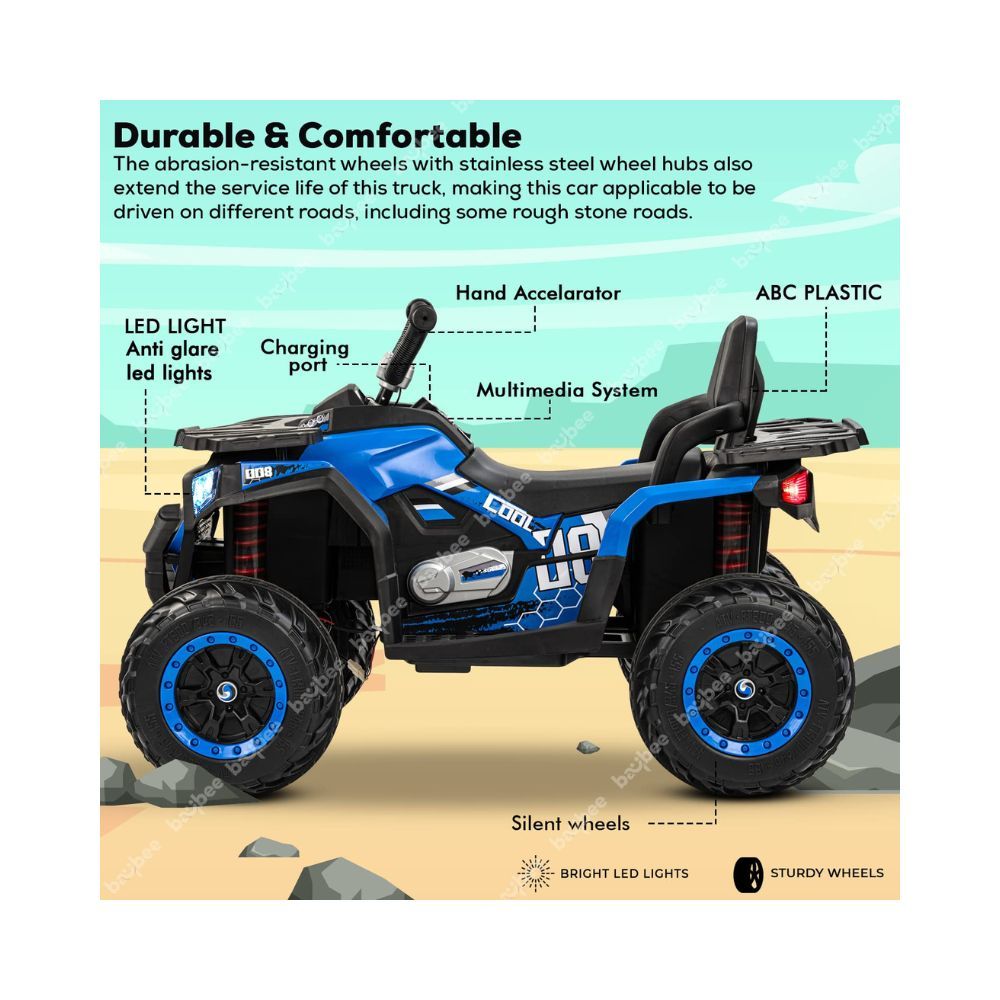 Baybee Adventura ATV Rechargeable Battery Operated Bike for Kids
