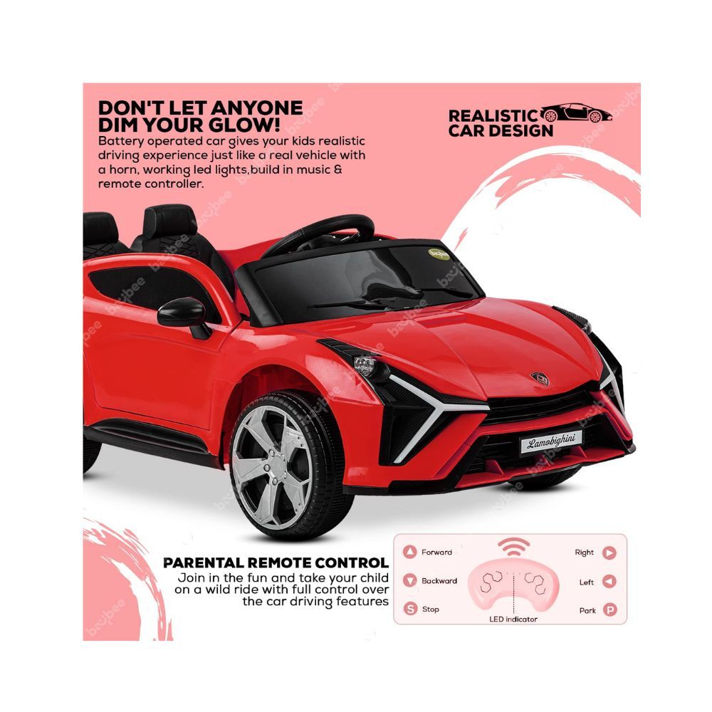 Baybee Gallardo Rechargeable Battery-Operated Ride on Electric Car for Kids