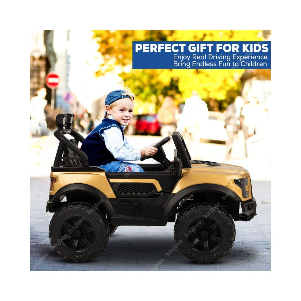 Baybee Kids Battery Operated Jeep for Kids, Ride on Toy Kids Car with RGB Light & Music