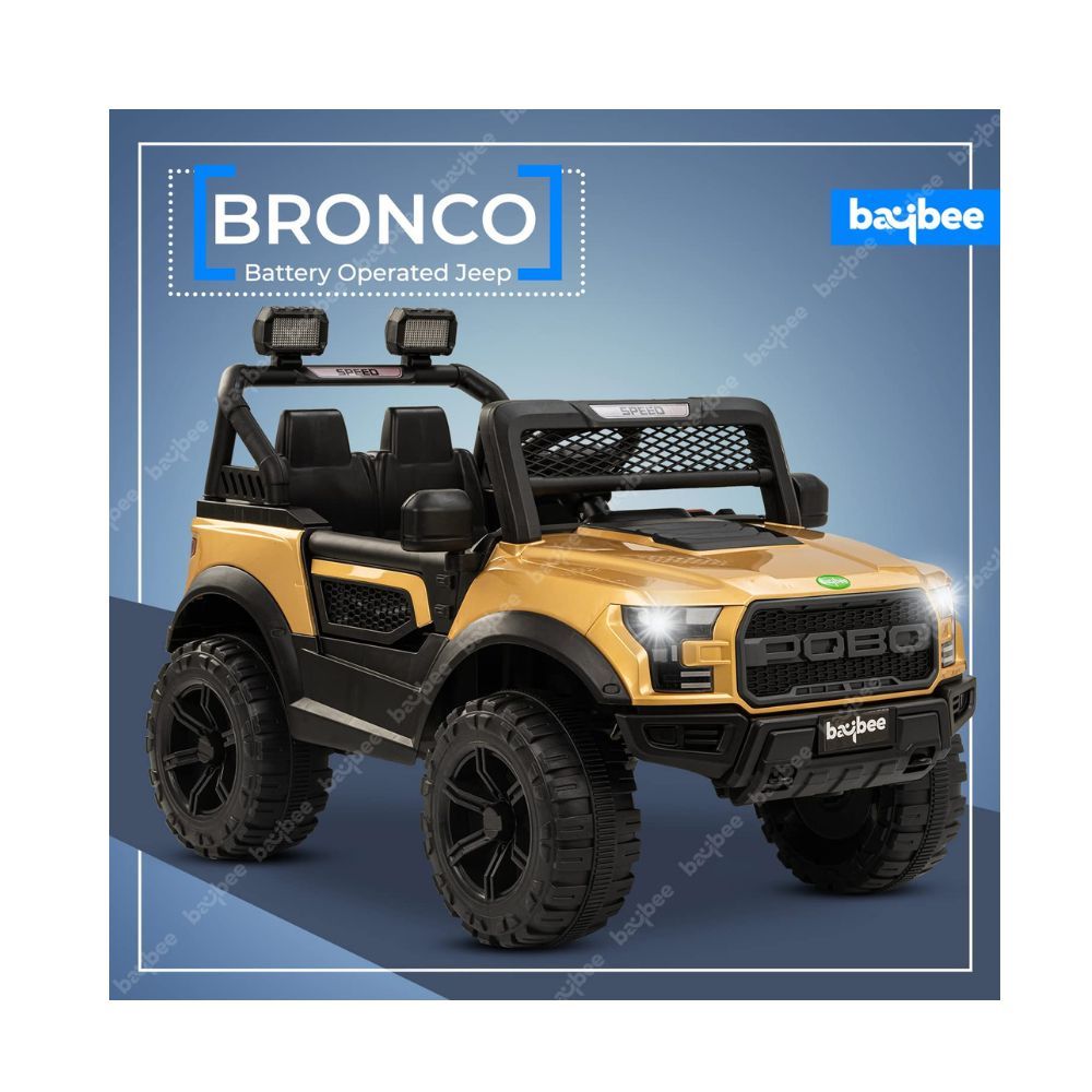 Baybee Kids Battery Operated Jeep for Kids, Ride on Toy Kids Car with RGB Light & Music