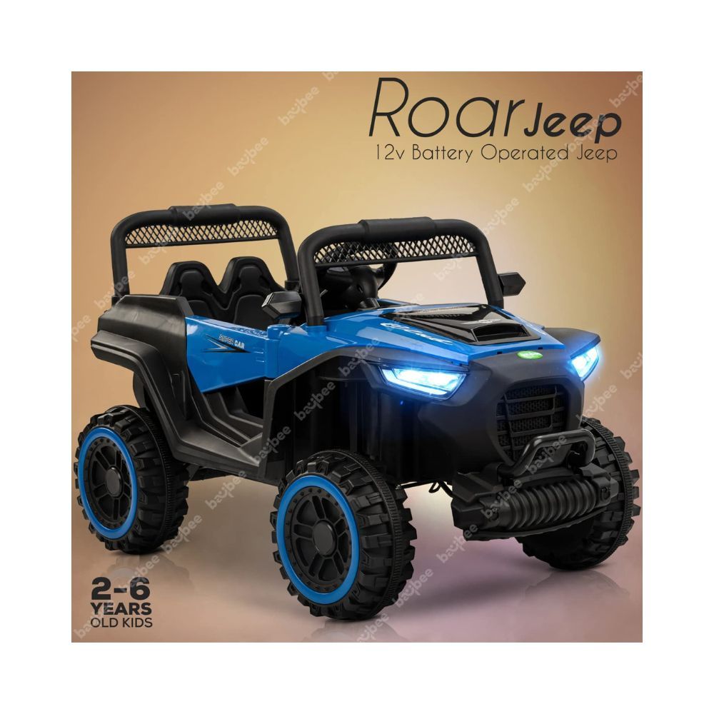 Baybee Roar Battery Operated Jeep for Kids, Ride on Toy Kids Car with Bluetooth & Music