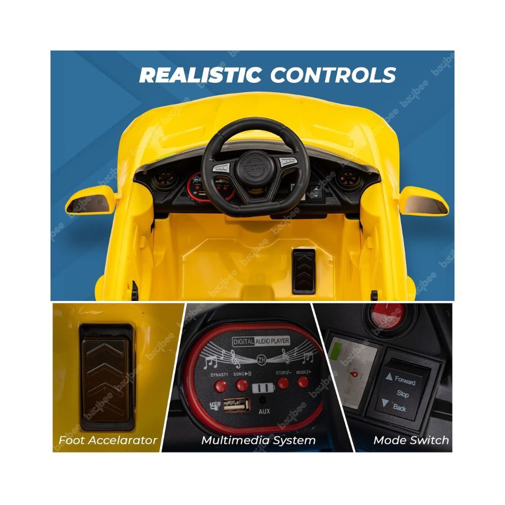Baybee Spyder Mini Kids Battery Operated Car for Kids