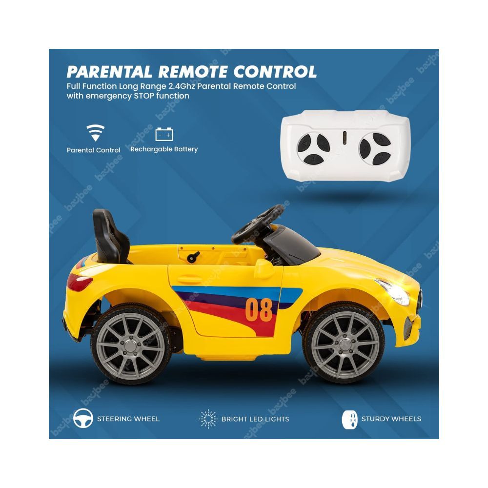Baybee Spyder Mini Kids Battery Operated Car for Kids