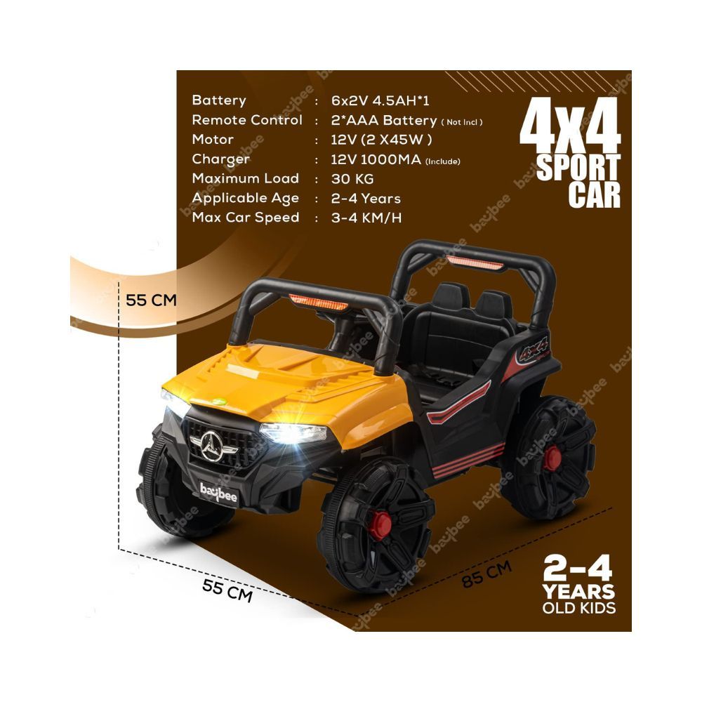 Baybee Viper Rechargeable Battery Operated Jeep For Kids