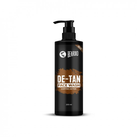 BEARDO De-Tan Face wash for Men, 200ml | Helps to Reduce Tan | Coffee Facewash