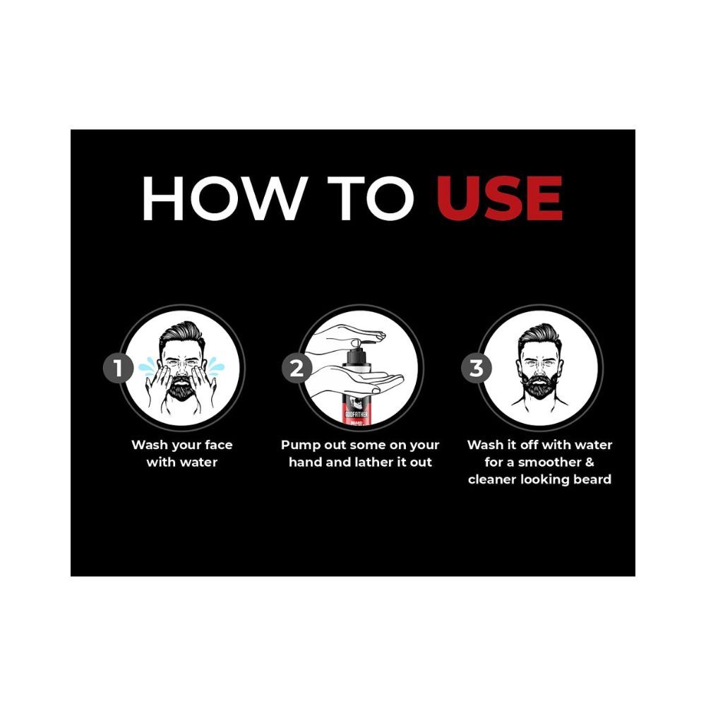 Beardo Godfather Beard Wash for men | Aromatic