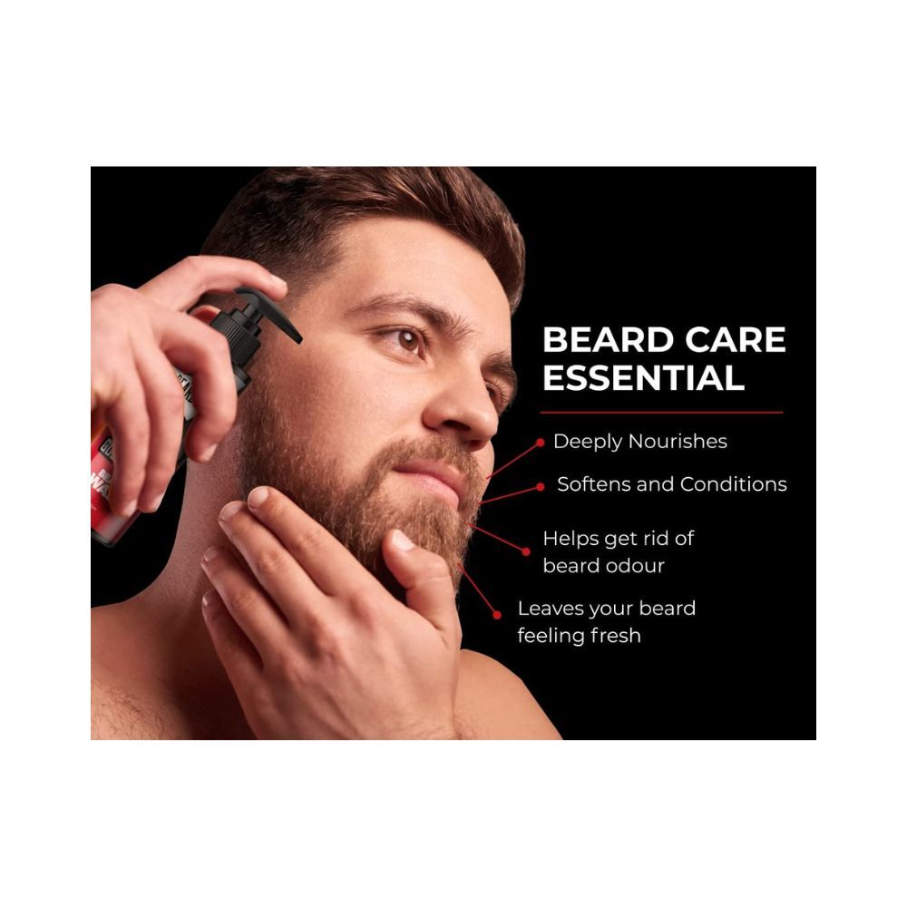 Beardo Godfather Beard Wash for men | Aromatic, Woody Scent | Purifying & Hydrating Beard and Skin Cleaner with Avocado Oil, Argan Oil 100ml