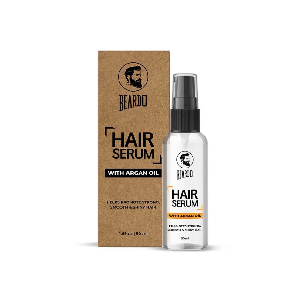 Beardo Hair Serum, 50ml | Daily use hair serum for men with Argan Oil