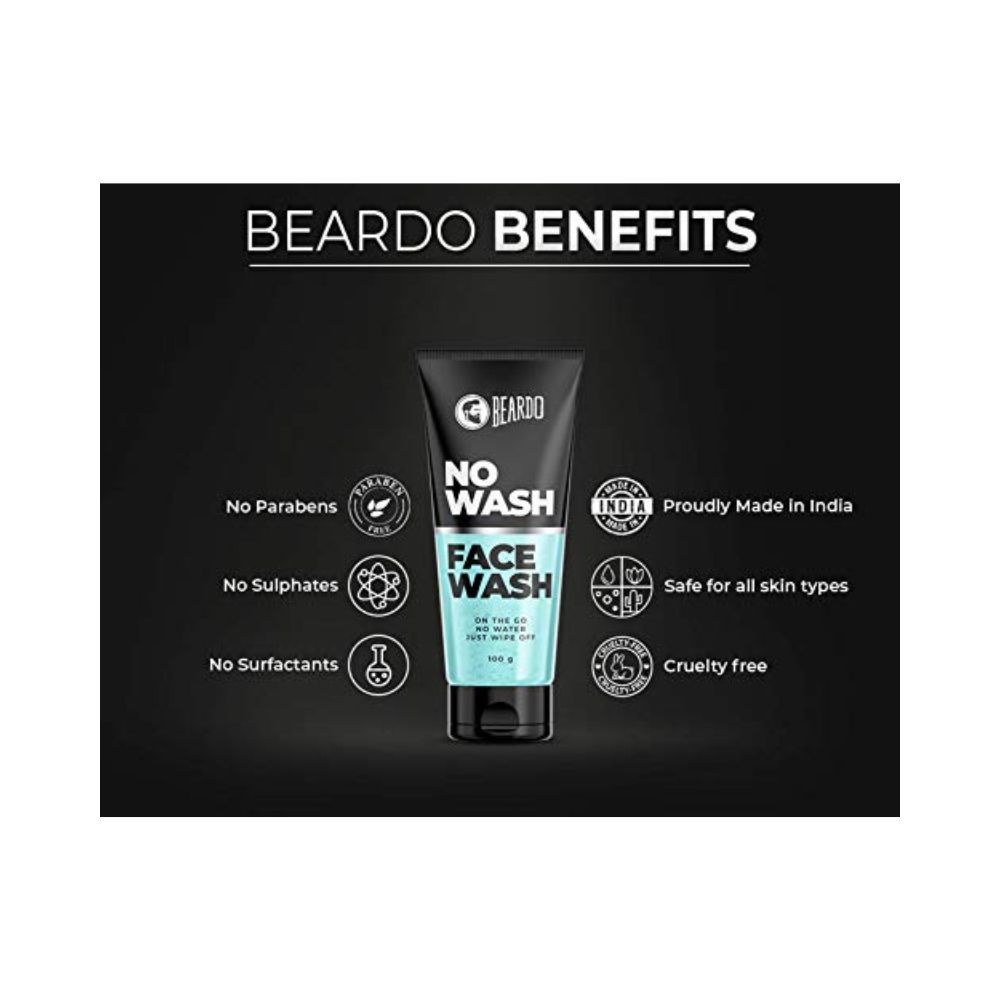 Beardo No wash Facewash For Men, 100 gm