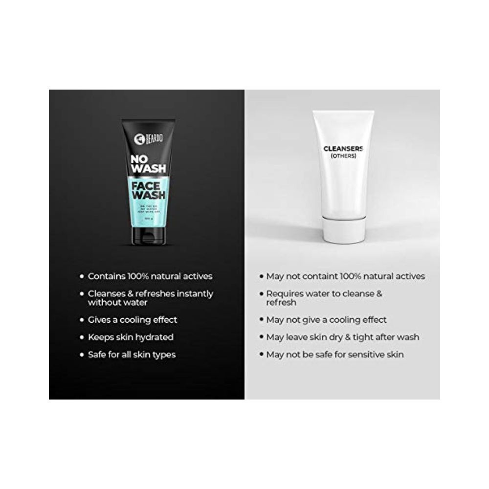 Beardo No wash Facewash For Men, 100 gm