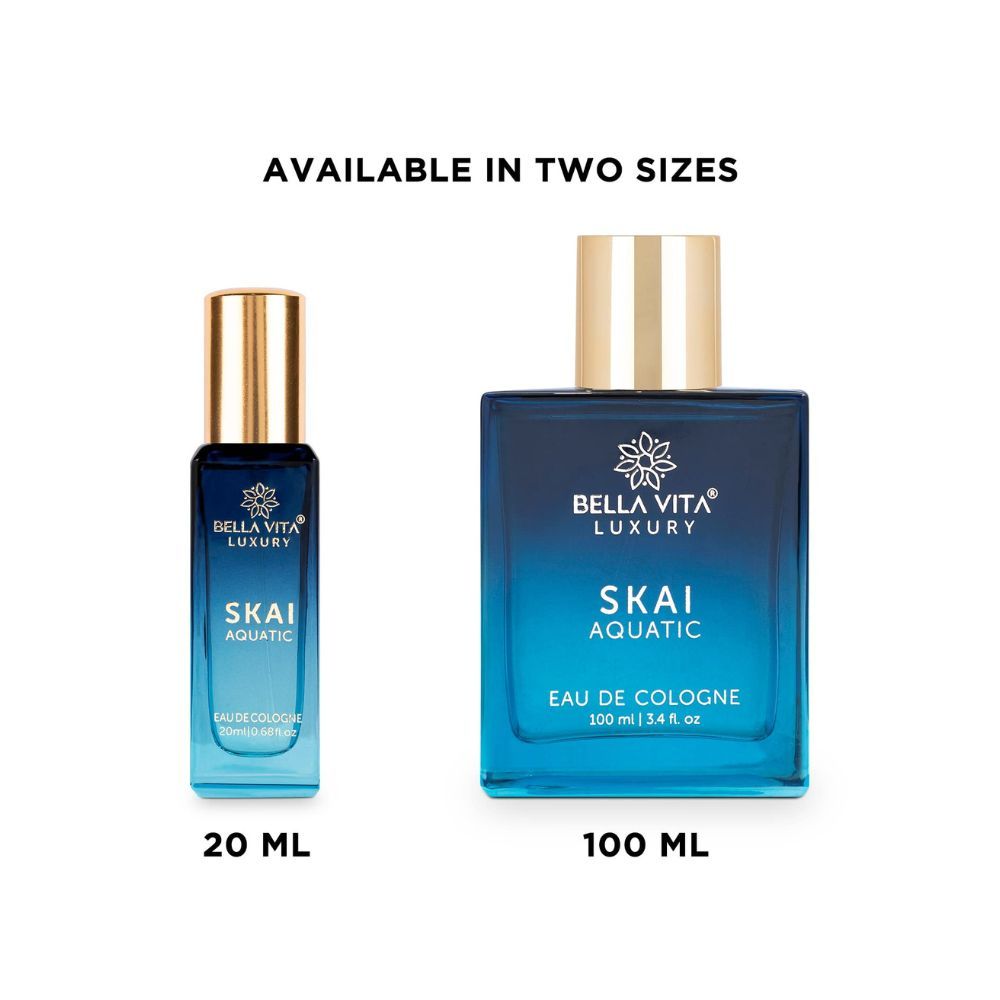 Bella Vita Organic Unisex Luxury Perfume Gift Set 4x20 ML For Men & Women | Long Lasting Fragrance Eau De Parfum