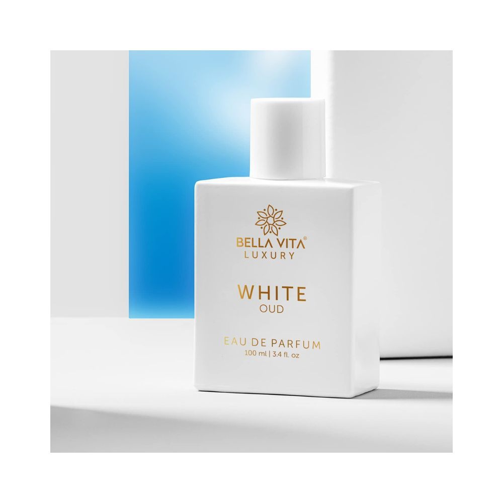 Bella Vita Organic White Oud Perfume for Men and Women Soft Oudh Scent Long Lasting Fragrance Unisex, 100 Ml