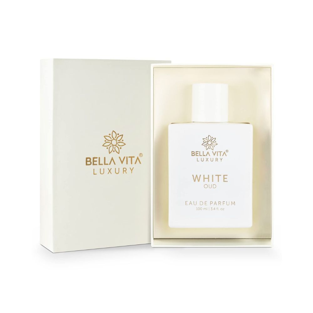 Bella Vita Organic White Oud Perfume for Men and Women Soft Oudh Scent Long Lasting Fragrance Unisex, 100 Ml