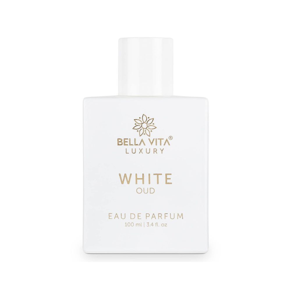 Bella Vita Organic White Oud Perfume for Men and Women Soft Oudh Scent Long Lasting Fragrance Unisex, 100 Ml