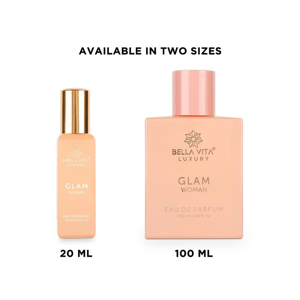 Bella Vita Organic Women's Luxury Perfume Gift Set 4x20 ML | Luxury Scent with Long Lasting Fragrance Eau De Parfum