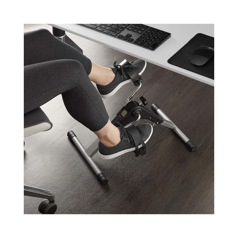 best mart Mini Cycle Pedal Exerciser with Adjustable Resistance and Digital Display