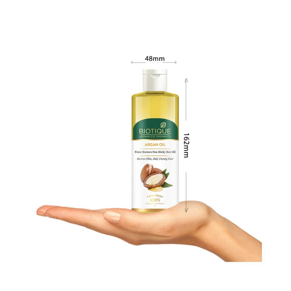 Biotique Argan Hair Oil from Morocco Non Sticky Hair Oil