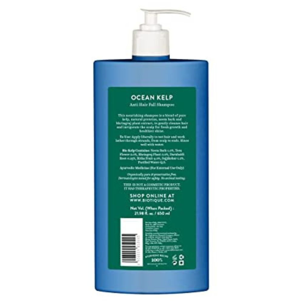 Biotique Bio Ocean Kelp Anti Hair Fall Shampoo Intenstive Hair Growth Therapy, 650ml