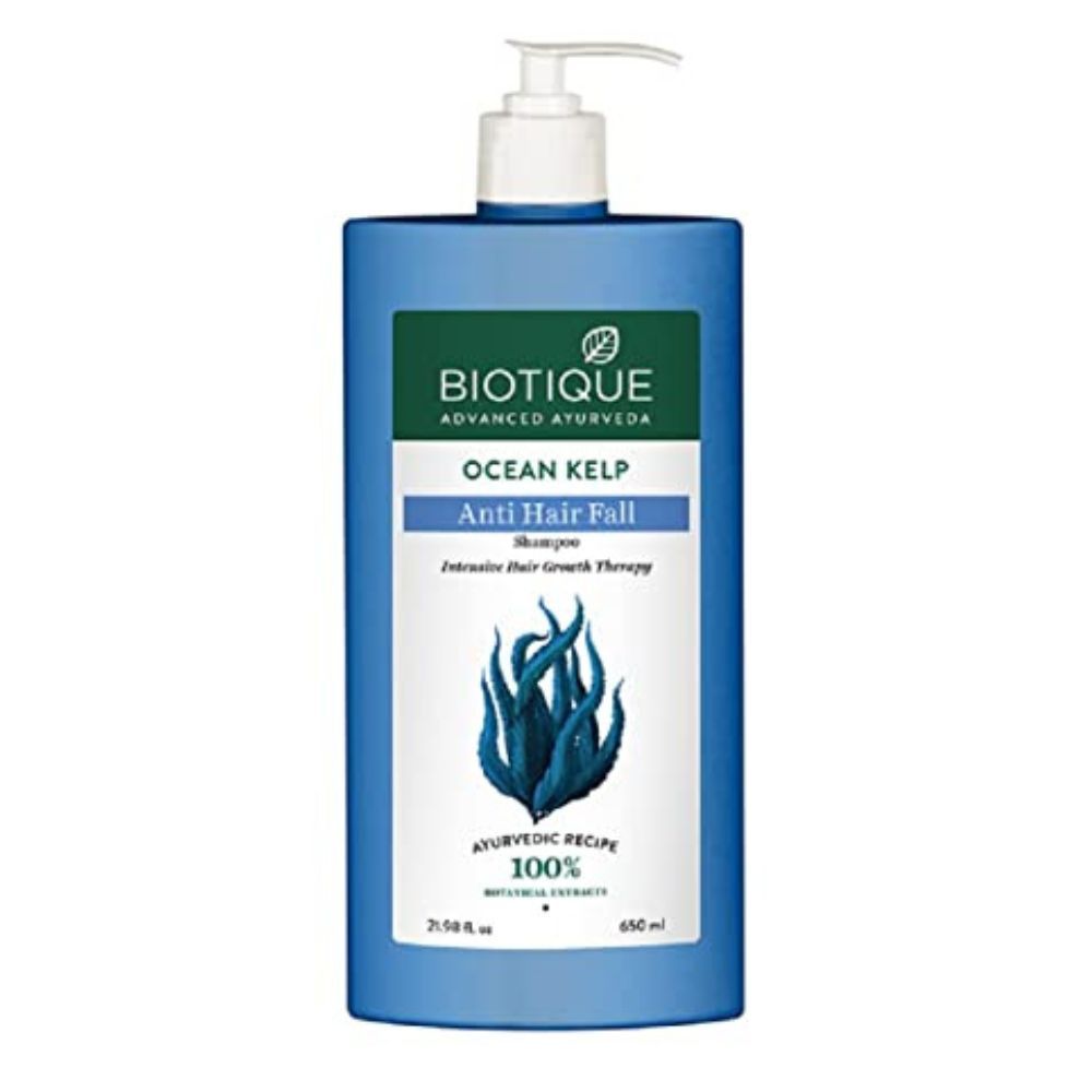 Biotique Bio Ocean Kelp Anti Hair Fall Shampoo Intenstive Hair Growth Therapy, 650ml