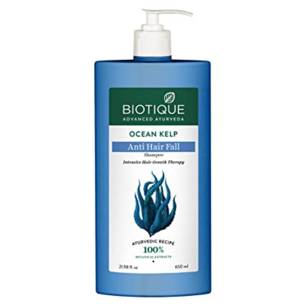 Biotique Bio Ocean Kelp Anti Hair Fall Shampoo Intenstive Hair Growth Therapy, 650ml