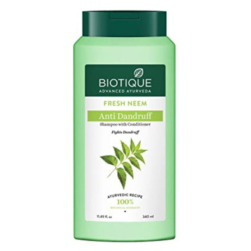 Biotique Bio/Fresh Neem Margosa Anti Dandruff Shampoo and Conditioner, 180ml