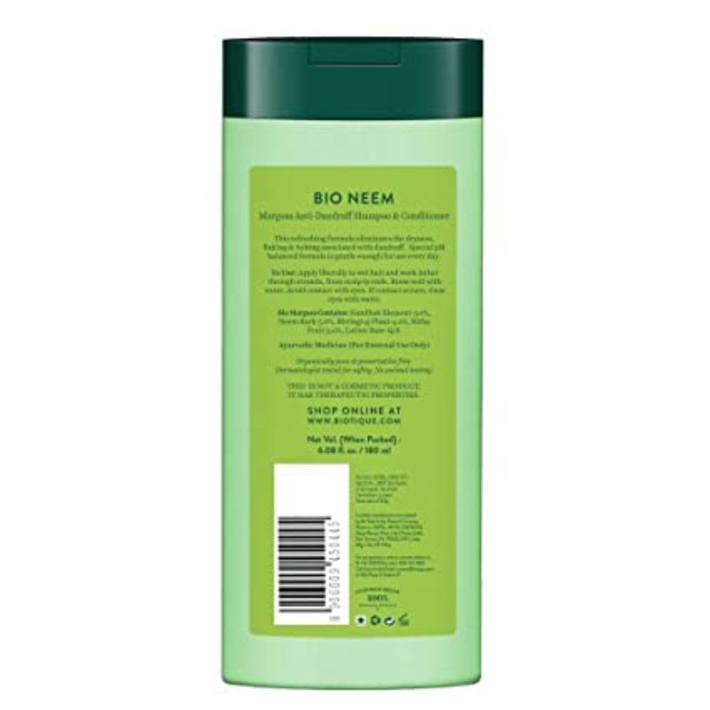 Biotique Bio/Fresh Neem Margosa Anti Dandruff Shampoo and Conditioner, 180ml