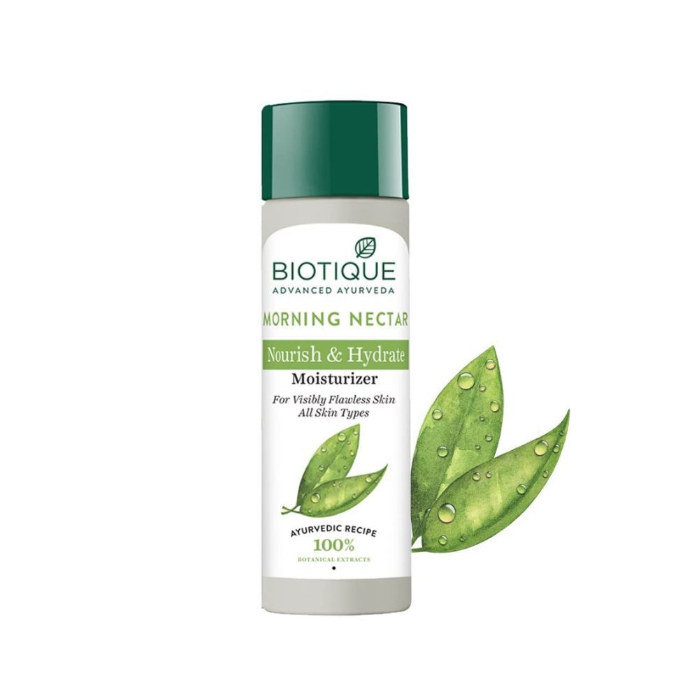 Biotique Morning Nectar Flawless Skin Moisturizer For All Skin Types, 190Ml