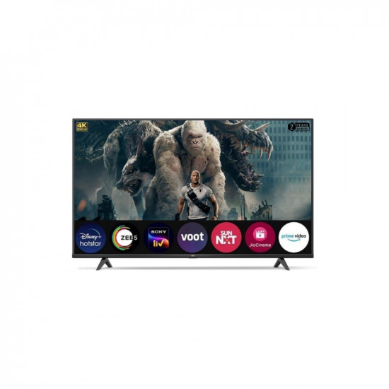 BiZ 139 cm (55 inches) Bezel-Less Series 4K Ultra HD Smart LED TV BIZ55SMT4 (Black)