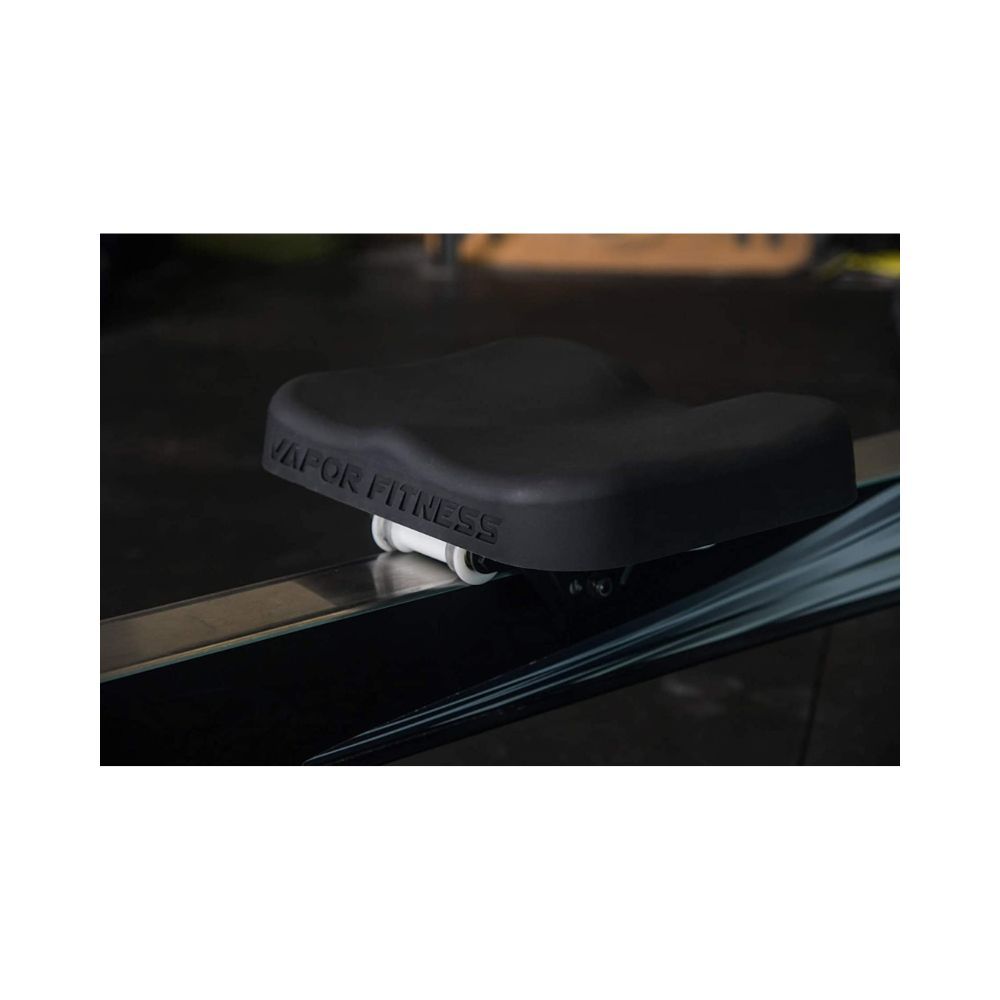 Black Silicone Rowing Machine Seat Cover by Vapor Fitness Compatible with the Concept 2 rowing machine