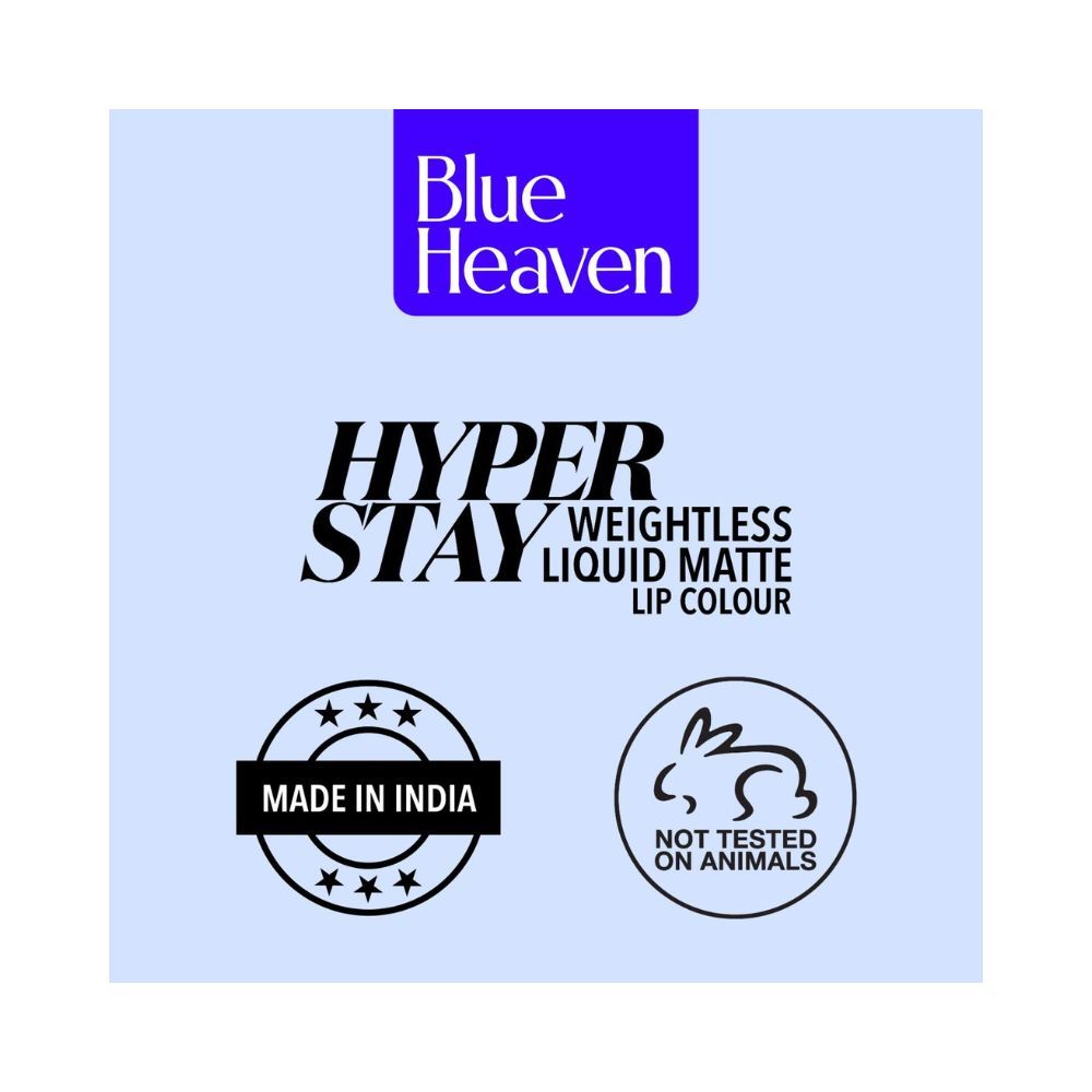 Blue Heaven Hyperstay Liquid Matte Lipcolor, Mystic Maroon-05, 6 ml