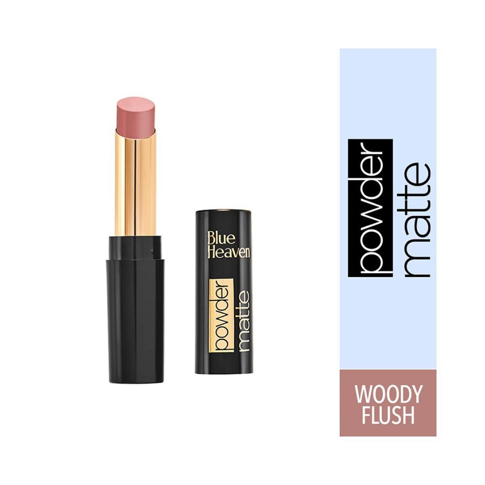 Blue Heaven Powder Matte Lipstick Woody Flush