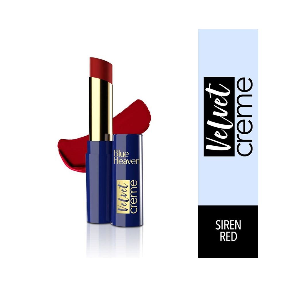 Blue Heaven Velvet Creme Lipstick, Siren Red, 3.5gm