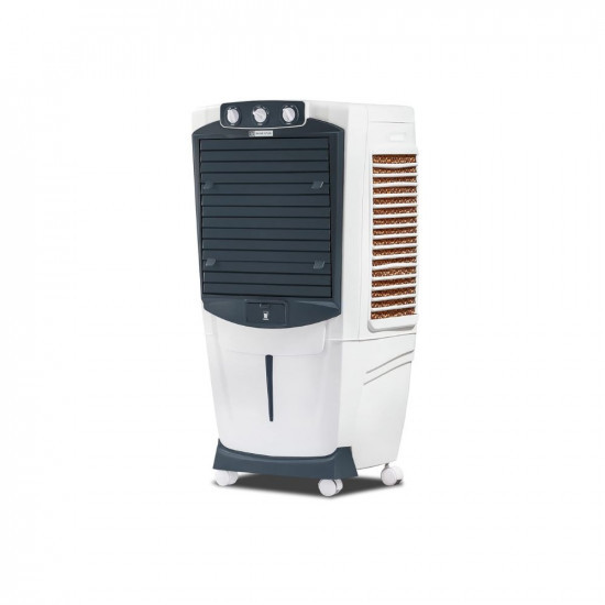 BLUE STAR Aura 80 Litres Desert Air Cooler DA80PMC with with Dual Cool Technology, Dual Filtration and Ice Chamber, White