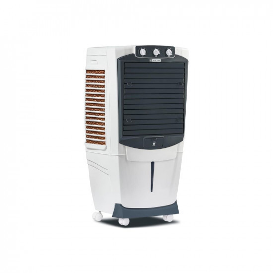 BLUE STAR Aura 80 Litres Desert Air Cooler DA80PMC with with Dual Cool Technology, Dual Filtration and Ice Chamber, White
