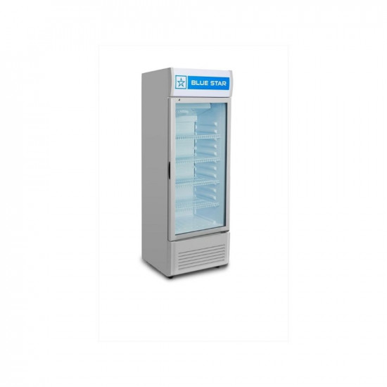 BLUE STAR VC325 Vertical Glass Single Door Visi Cooler (300L, white)