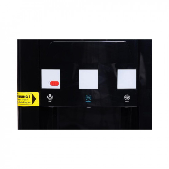 Blue Star Water Dispenser with Refrigerator - Black Color