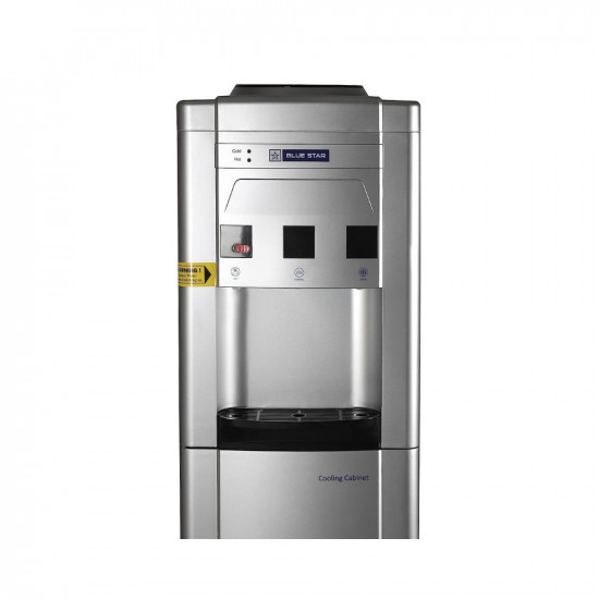 Blue Star Water Dispenser with Refrigerator Hot and Cold taps (BWD3FMRGA-G, Grey)