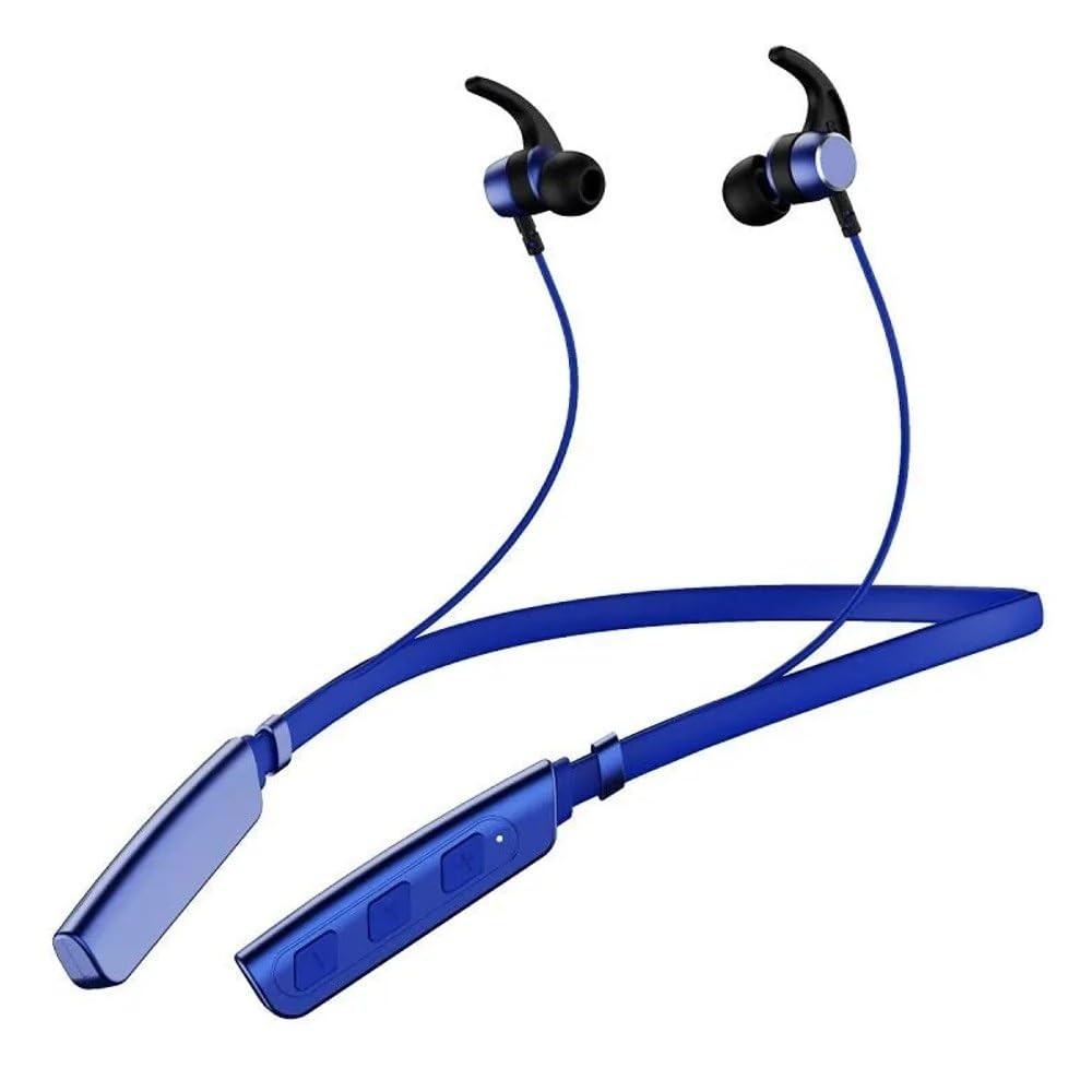 Bluetooth Headphones aptX-HD Wireless 50 Earbuds with Mic  Magnetic in-Ear Neckband Earphones  IPX7 Sweatproof  Deep Bass  12Hrs Playtime  Sports Headset for Music Workout  Phone Calls Blue