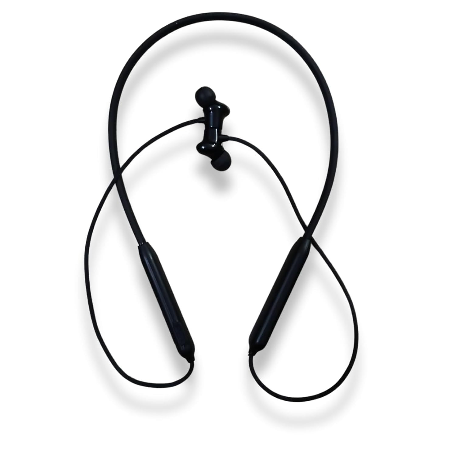 Bluetooth Wireless in Ear Earphones Compatible with OnePlus Bullet Z2 with Mic Bombastic Bass 10 Mins Charge - 20 Hrs Music 30 Hrs Battery LifeMagico Black 55DB